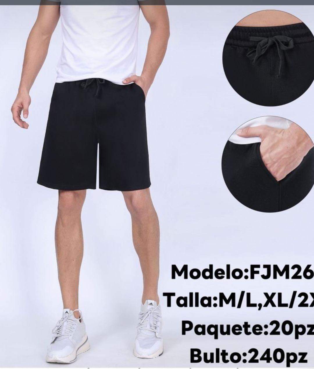 FJM265 SHORT ALGODON