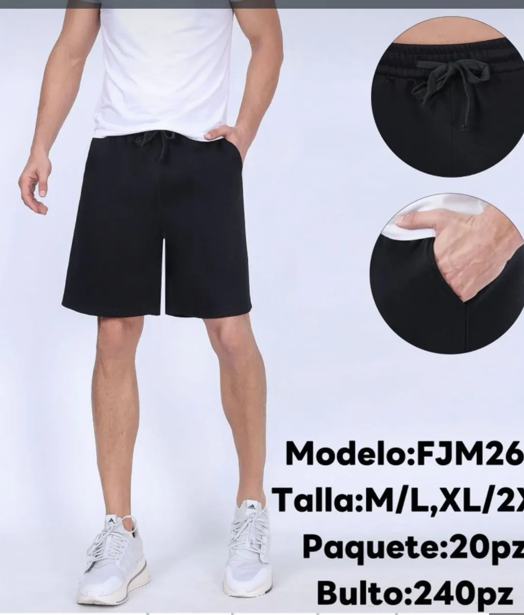 FJM265 SHORT ALGODON
