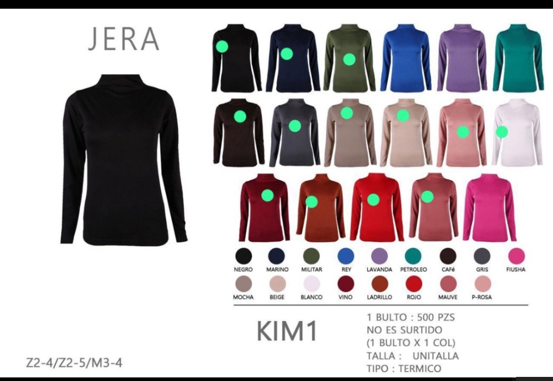 BLUSA TERMICA CUELLO ALTO