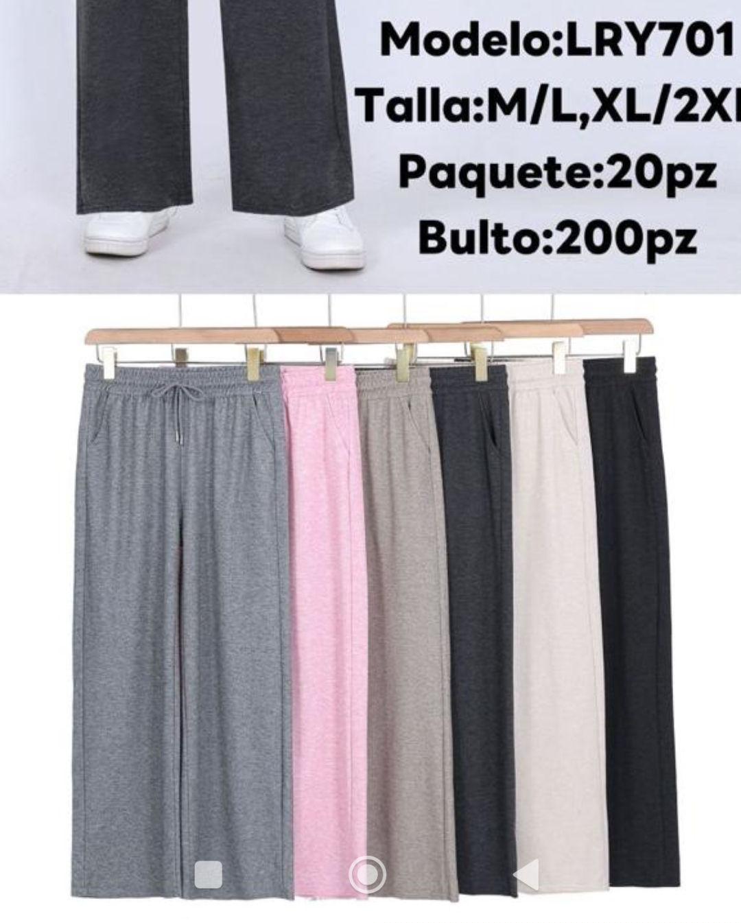 LYR701  PANTALON ALGOD?N  DAMA