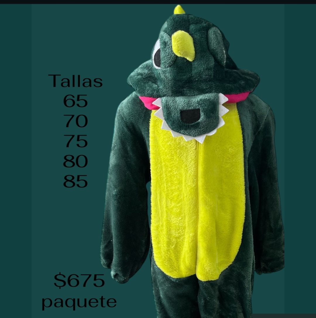 MAMELUCO BEBE DINO VERDE