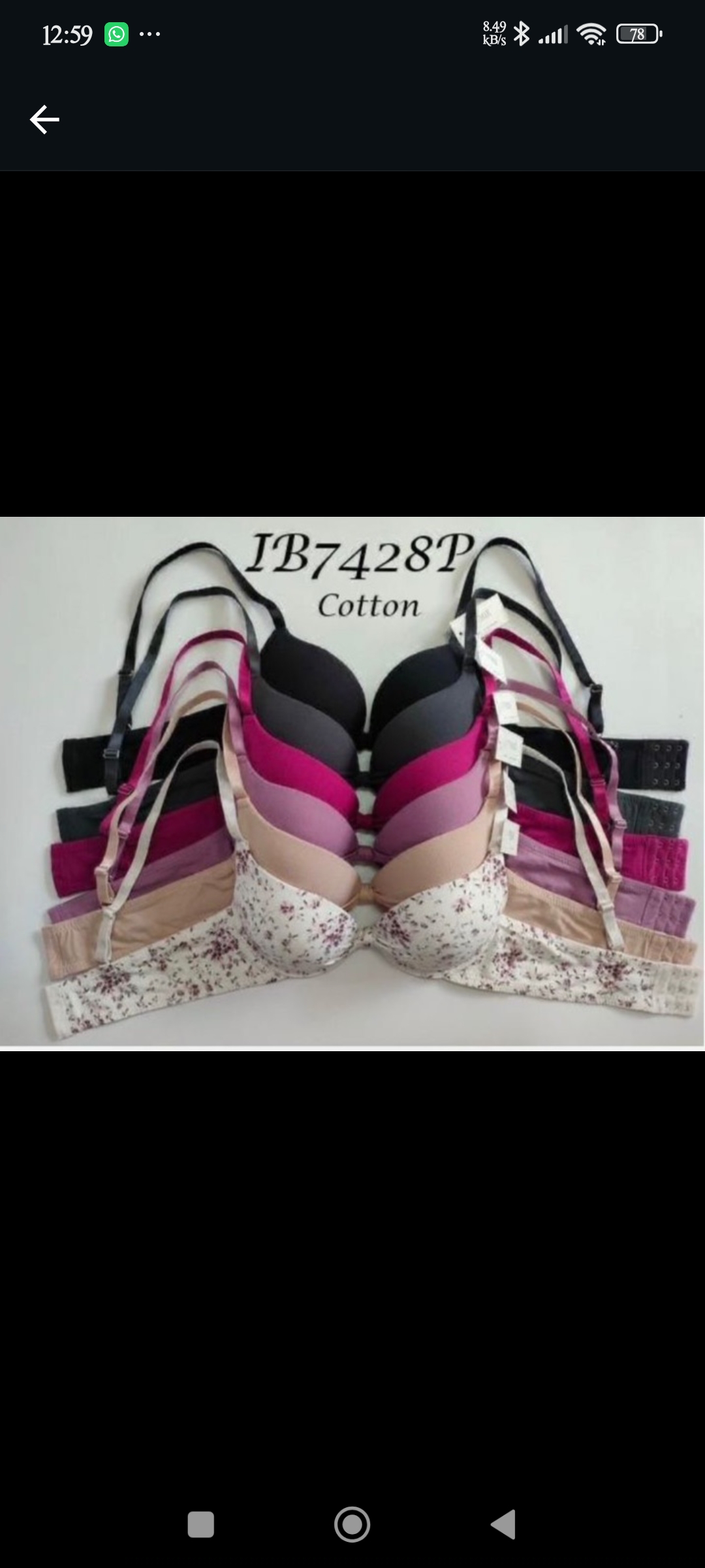 IB7428P BRASIERE COPA C LUMIE*