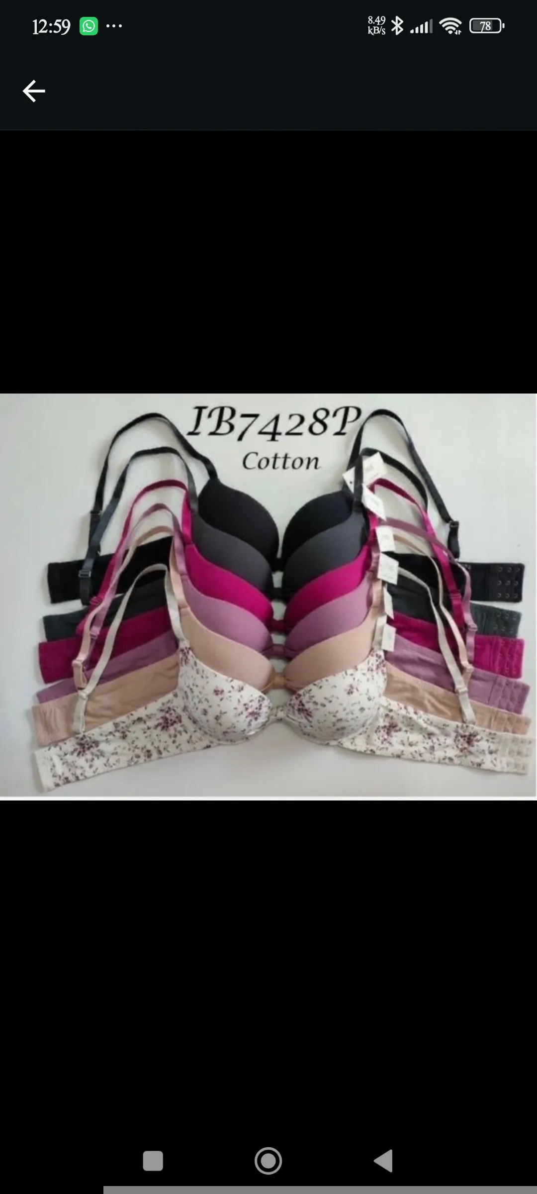 IB7428P BRASIERE COPA C LUMIE*