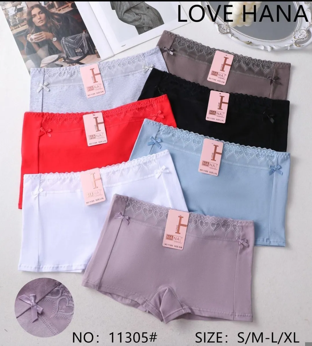 BOXER ENCAJE 11305*
