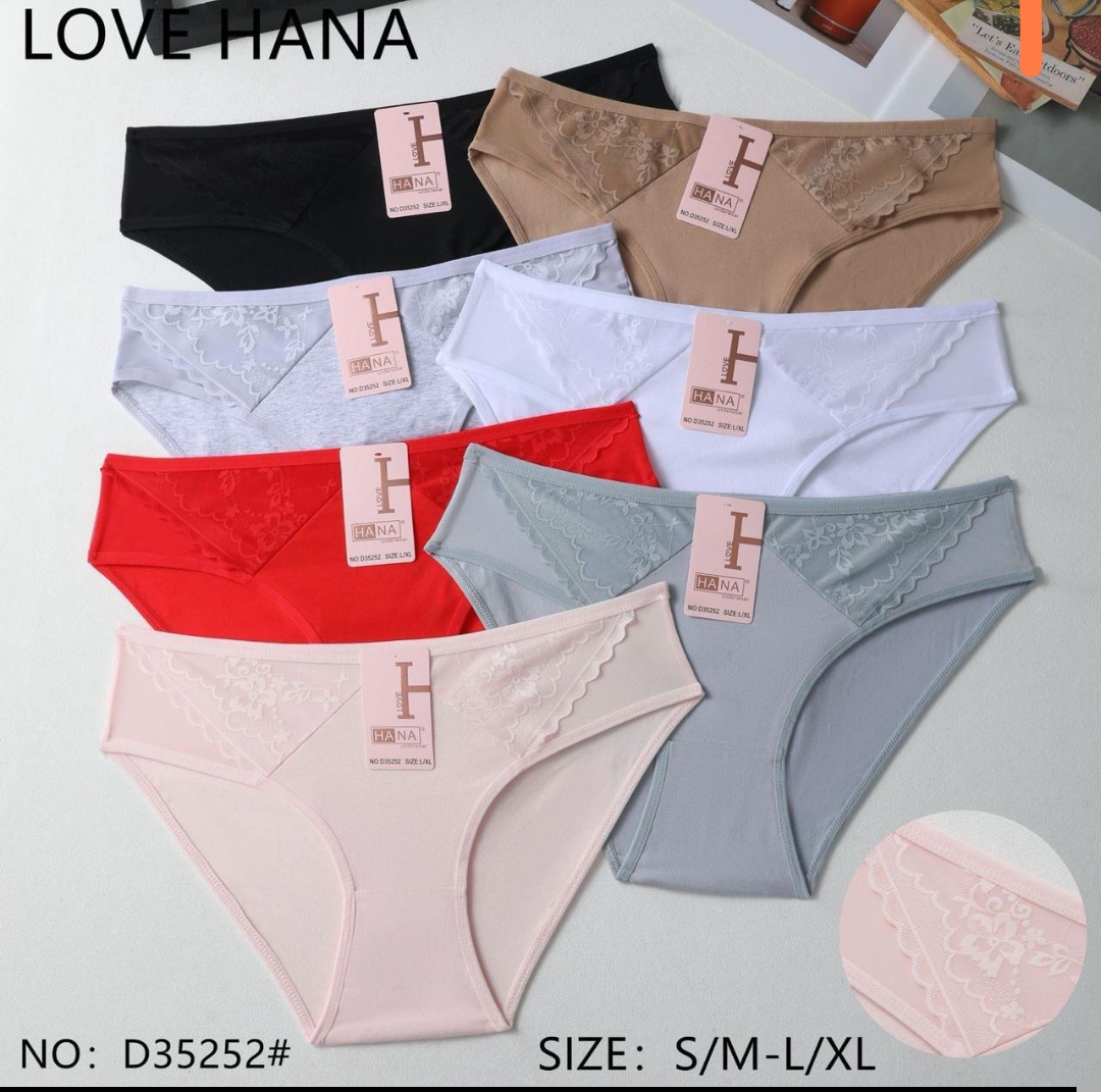 Pantaleta Algodon Hanna D35252*