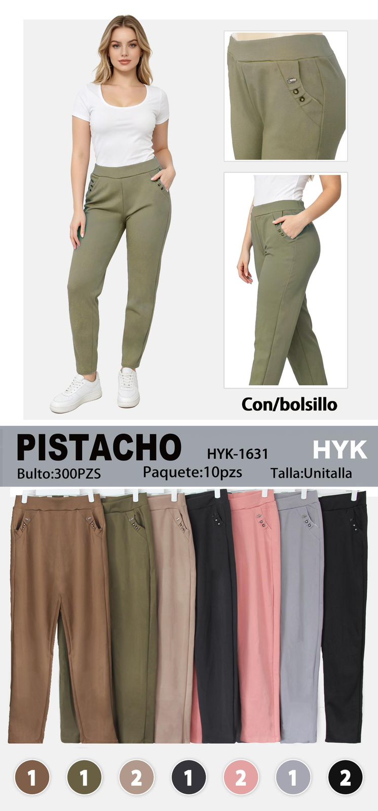 Pantalon dama extras