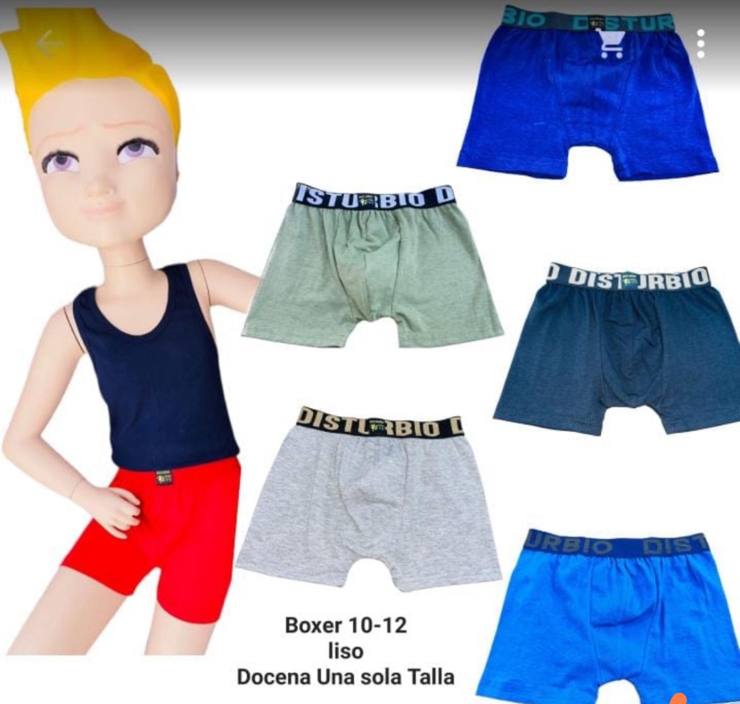 BOXER DISTURBIO NI?O 10-12 LISO-*