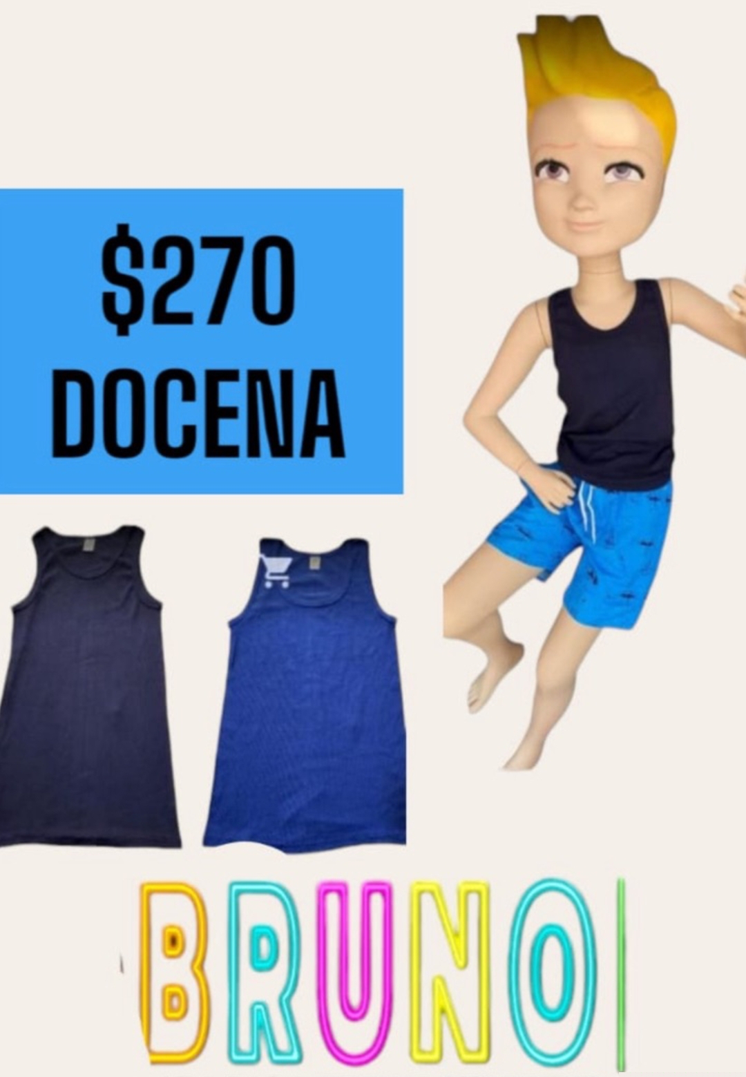 Camiseta Juvenil Color 270J*