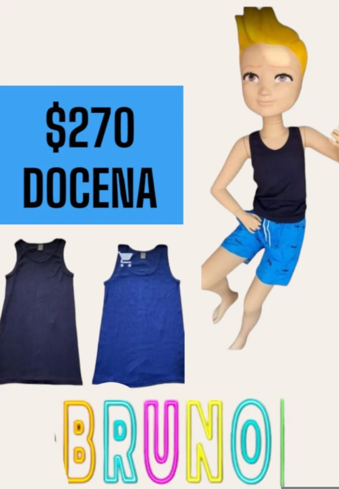 Camiseta Juvenil Color 270J*