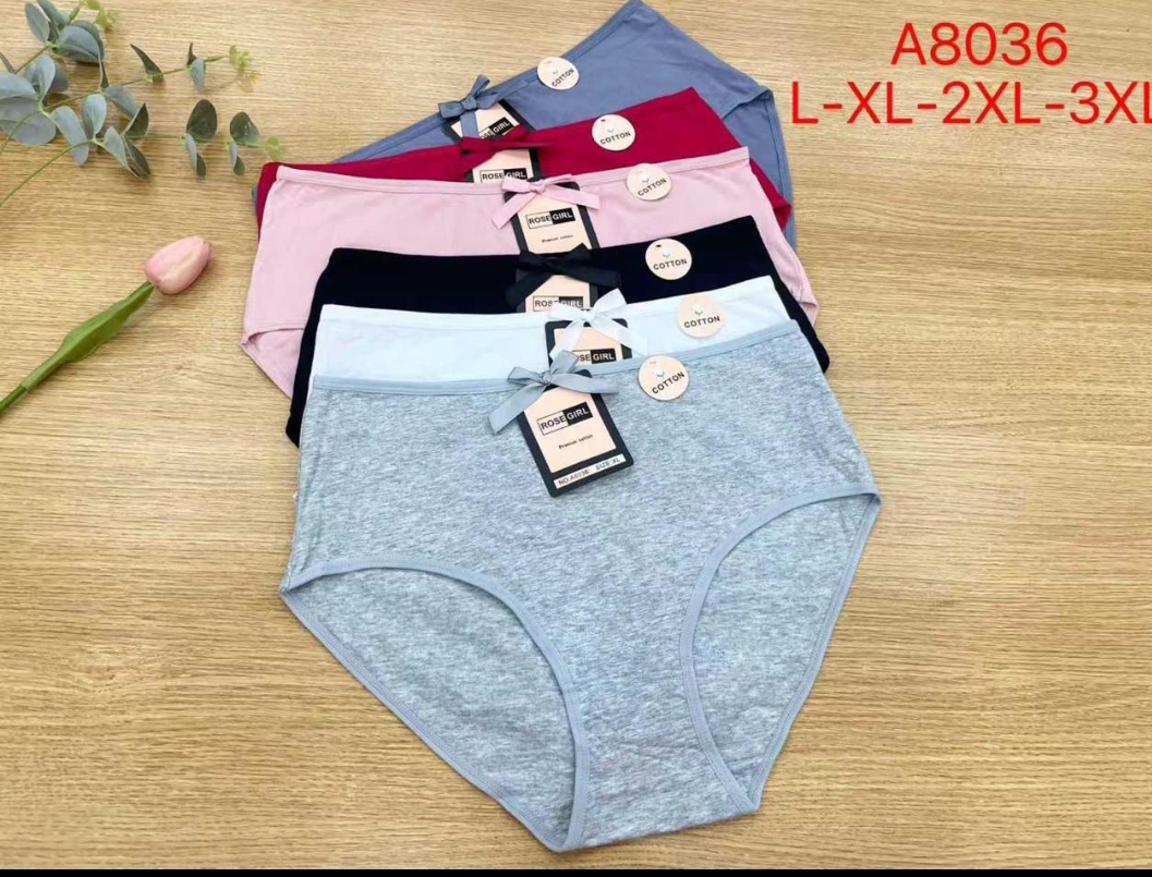 A8036 PANTALETA ALGODON MOÑO*