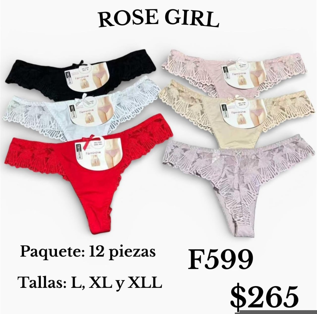 F599 BOXER ENCAJE RG*