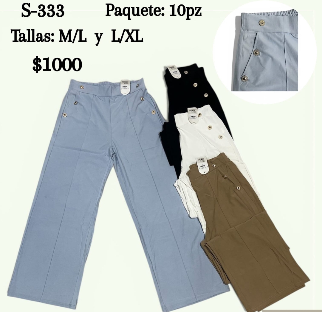 S-333 Pantalon De Dama Justplay