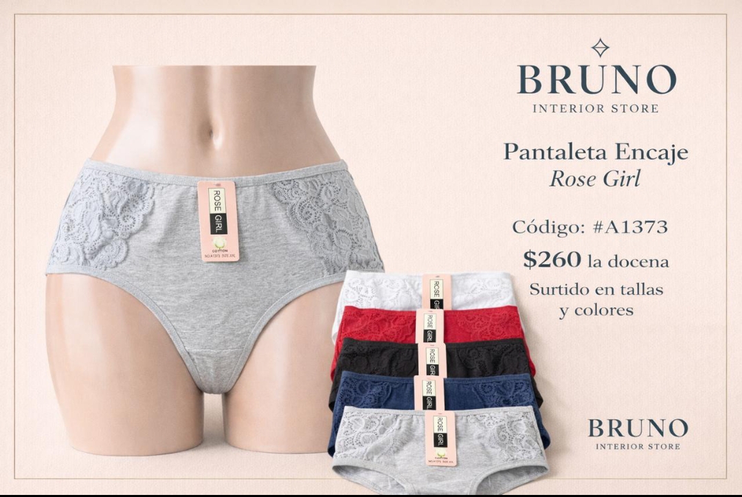 A1373 PANTALETA ALGODON*